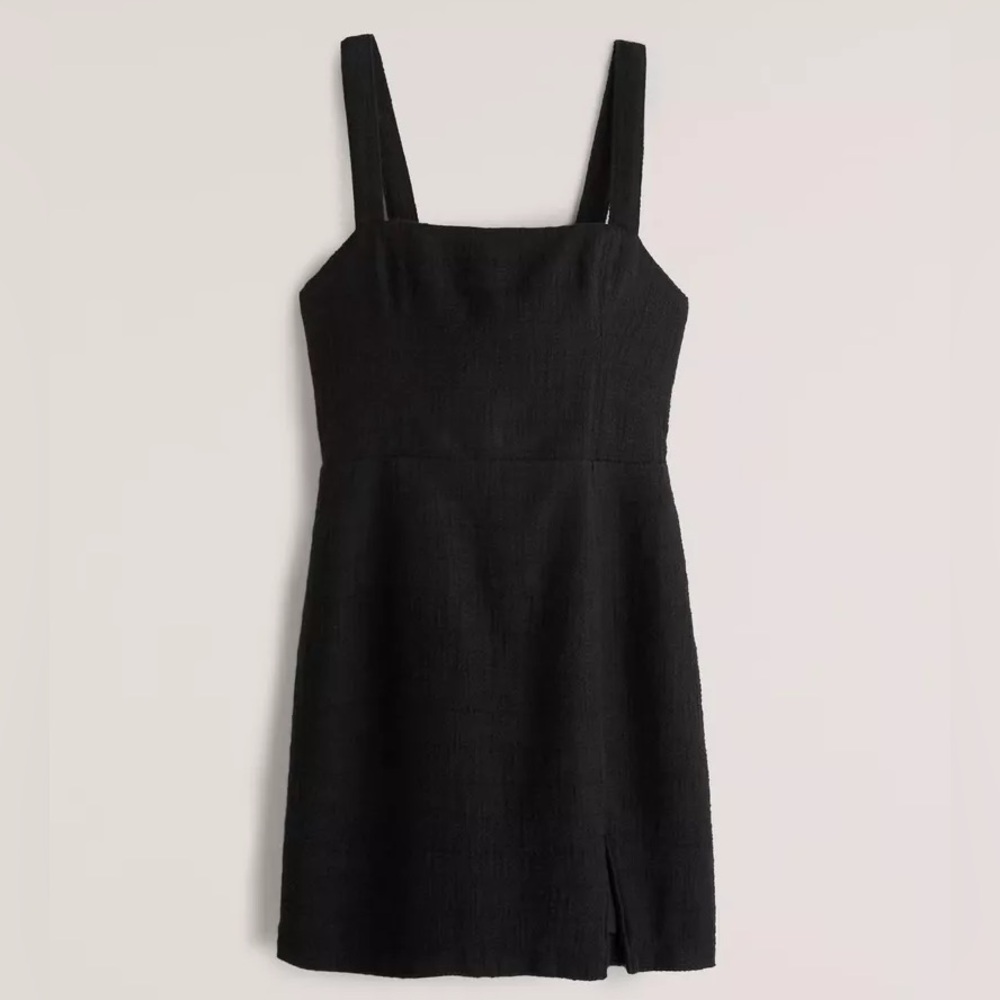 Abercrombie Black Tweed Mini Dress